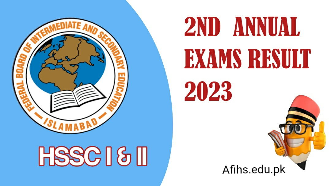HSSC Second Annual Result 2023 Fbise