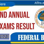 Result FBISE SSC 2nd annual Exams 2023